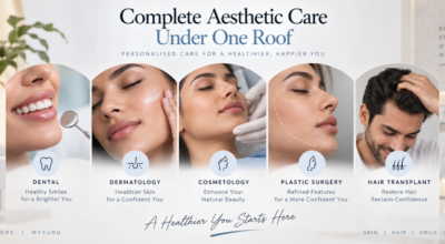 White Swan Aesthetics aesthetic clinic in Mysore for dental, skin, hair and cosmetic care