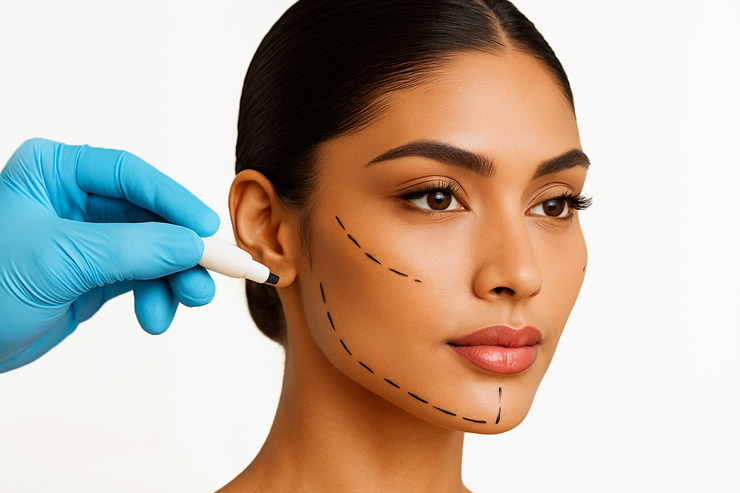beautiful-blonde-woman-with-markings-plastic-surgery-her-face