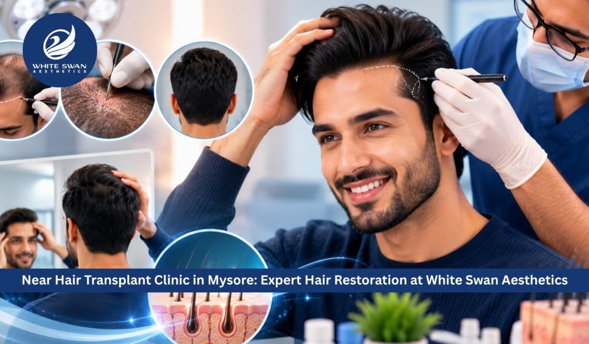 Near Hair Transplant Clinic in Mysore: Expert Hair Restoration at White Swan Aesthetics