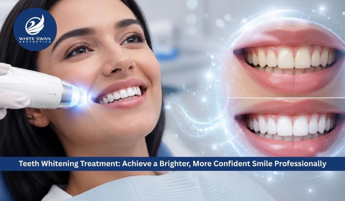 Teeth Whitening Treatment: Achieve a Brighter, More Confident Smile Professionally