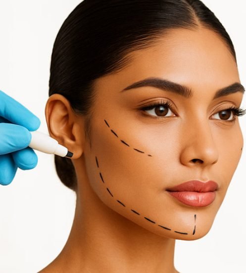 beautiful-blonde-woman-with-markings-plastic-surgery-her-face